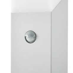 Baliza Lucande Kiran, 60 cm, con sensor, gris claro, IP44