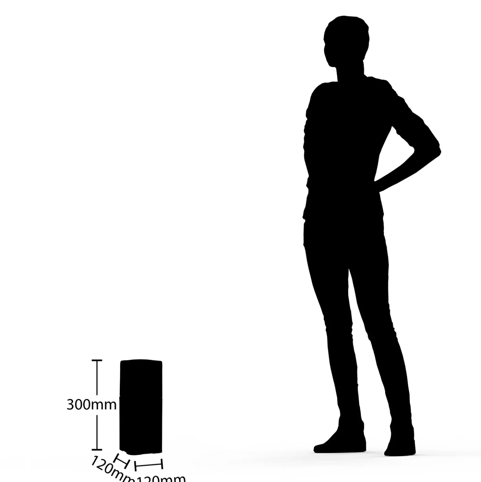 Baliza Lucande Obuna, altura 30 cm