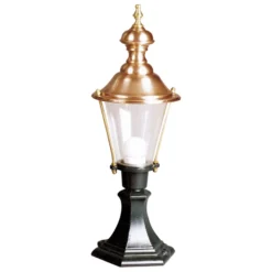 Baliza Luuk, negra/cobre, altura 56 cm