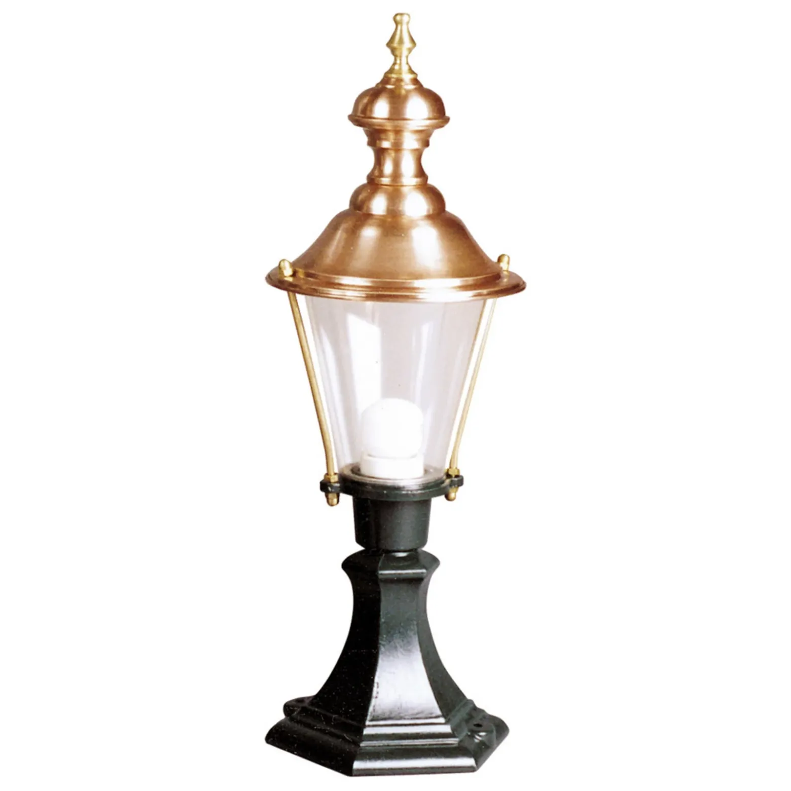Baliza Luuk, negra/cobre, altura 56 cm
