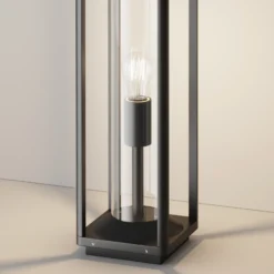 Baliza Maytoni Cell, grafito, aluminio, altura 50 cm, IP54