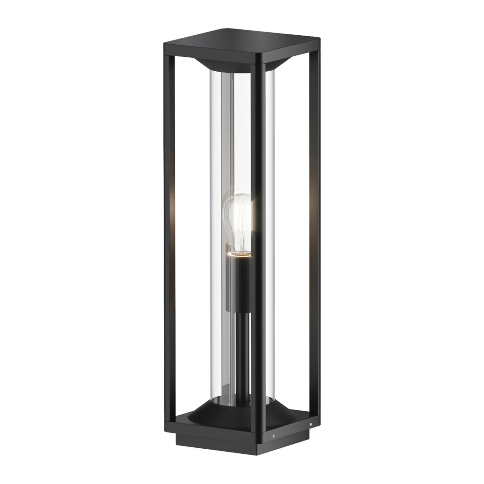 Baliza Maytoni Cell, grafito, aluminio, altura 50 cm, IP54