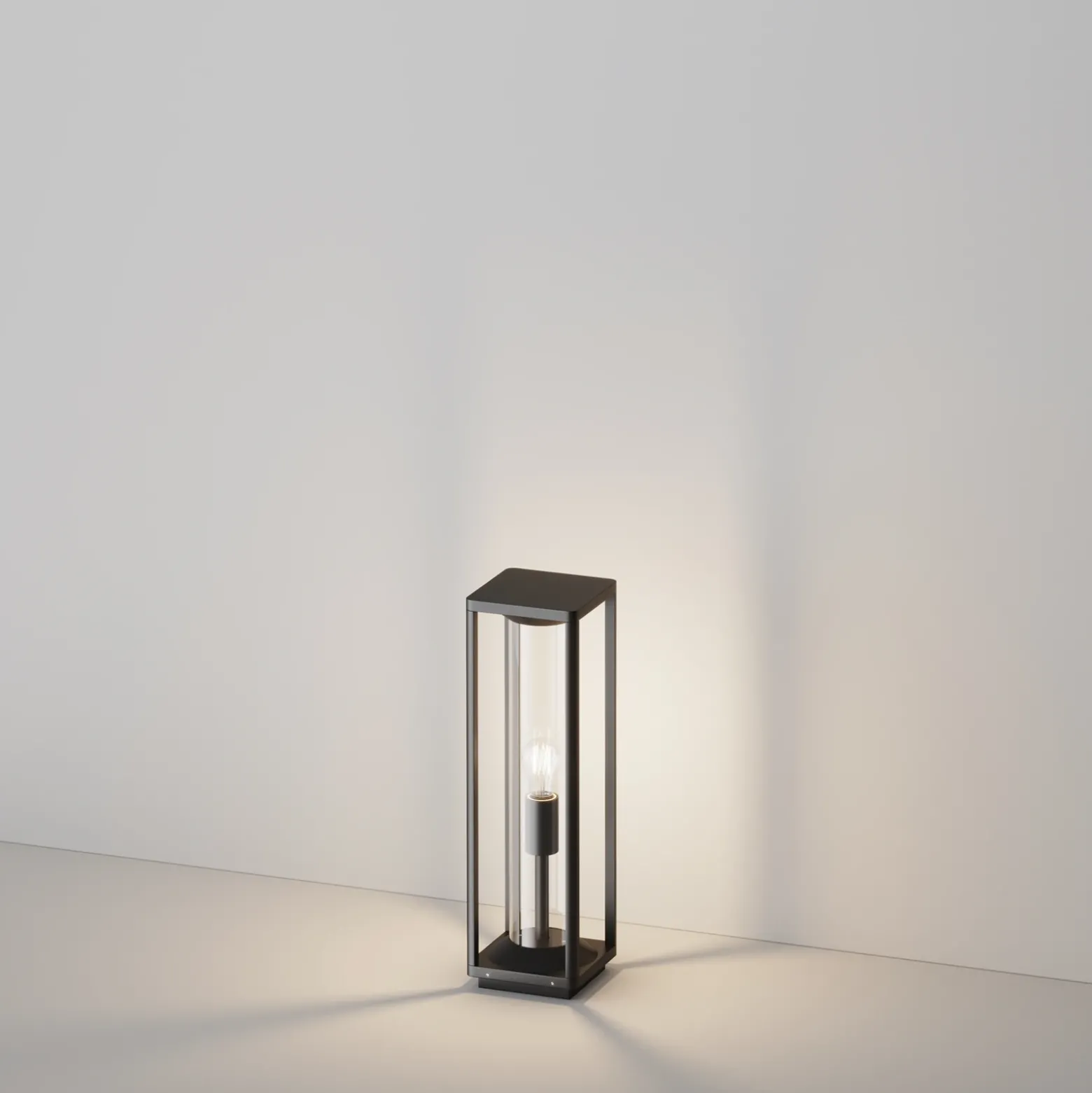 Baliza Maytoni Cell, grafito, aluminio, altura 50 cm, IP54