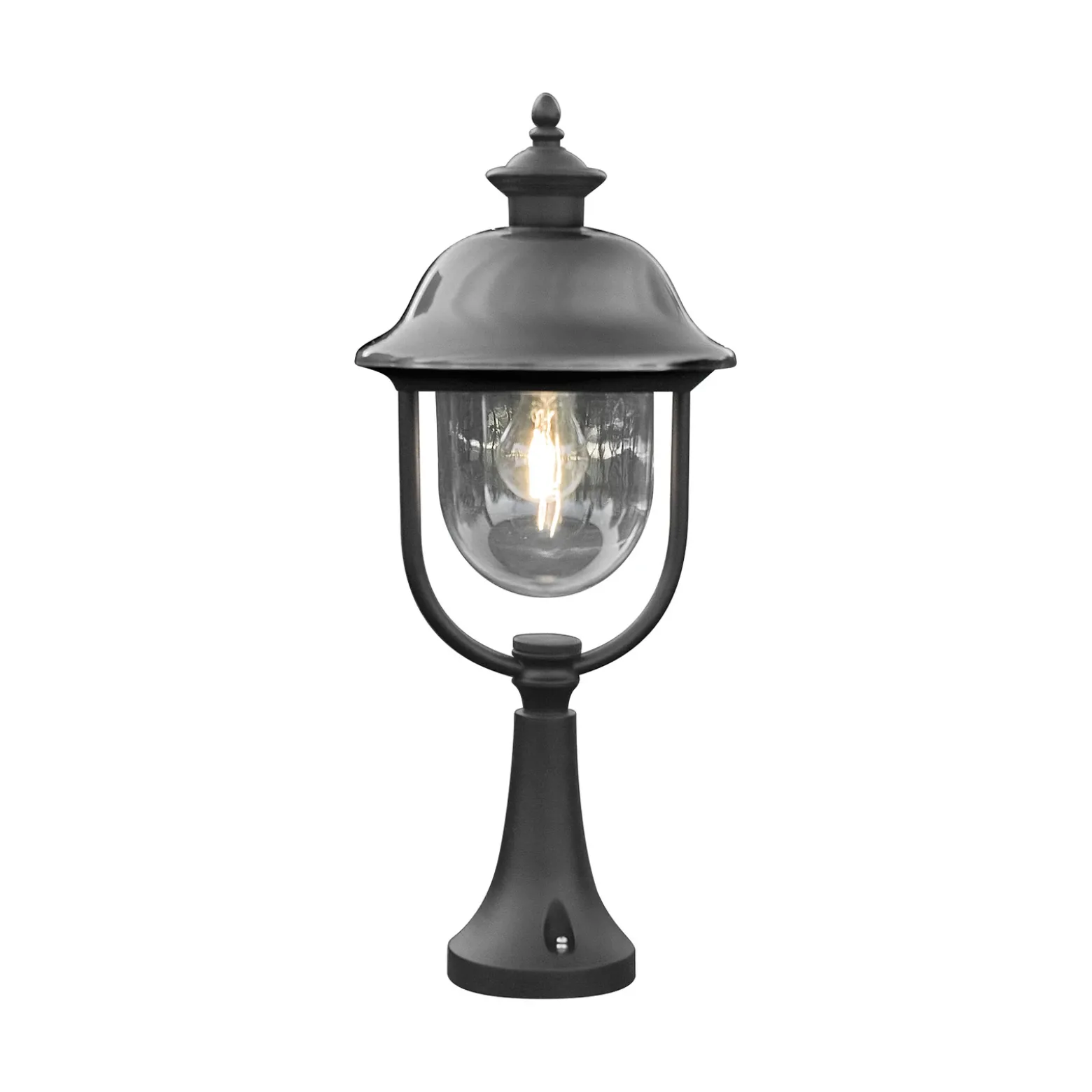 Baliza Parma, negro, metal, 52 cm de altura, E27, IP43