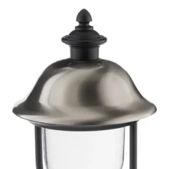 Baliza Parma, negro, metal, 52 cm de altura, E27, IP43