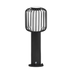 Baliza Ravello, negra, altura 45 cm, metal