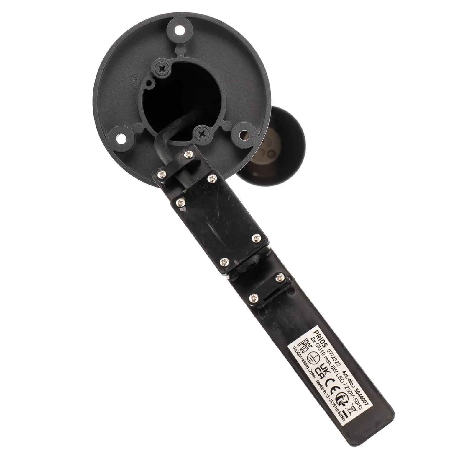 Baliza Tulimar de Prios, 45 cm, antracita, 1 luz, metal