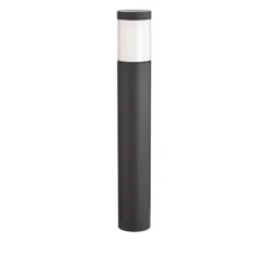 Bega bolardo luminoso 84417 K3, grafito, 3.000 K, fundición de aluminio
