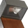 BEGA 84498 bolardo luminoso LED, grafito, angular