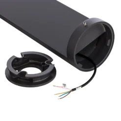 Bega Bolardo luminoso LED 99058 K3, grafito, aluminio fundido, cristal