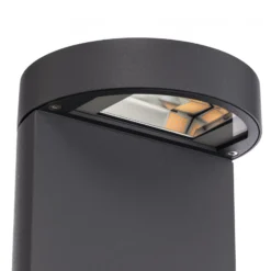 Bega Bolardo luminoso LED 99058 K3, grafito, aluminio fundido, cristal