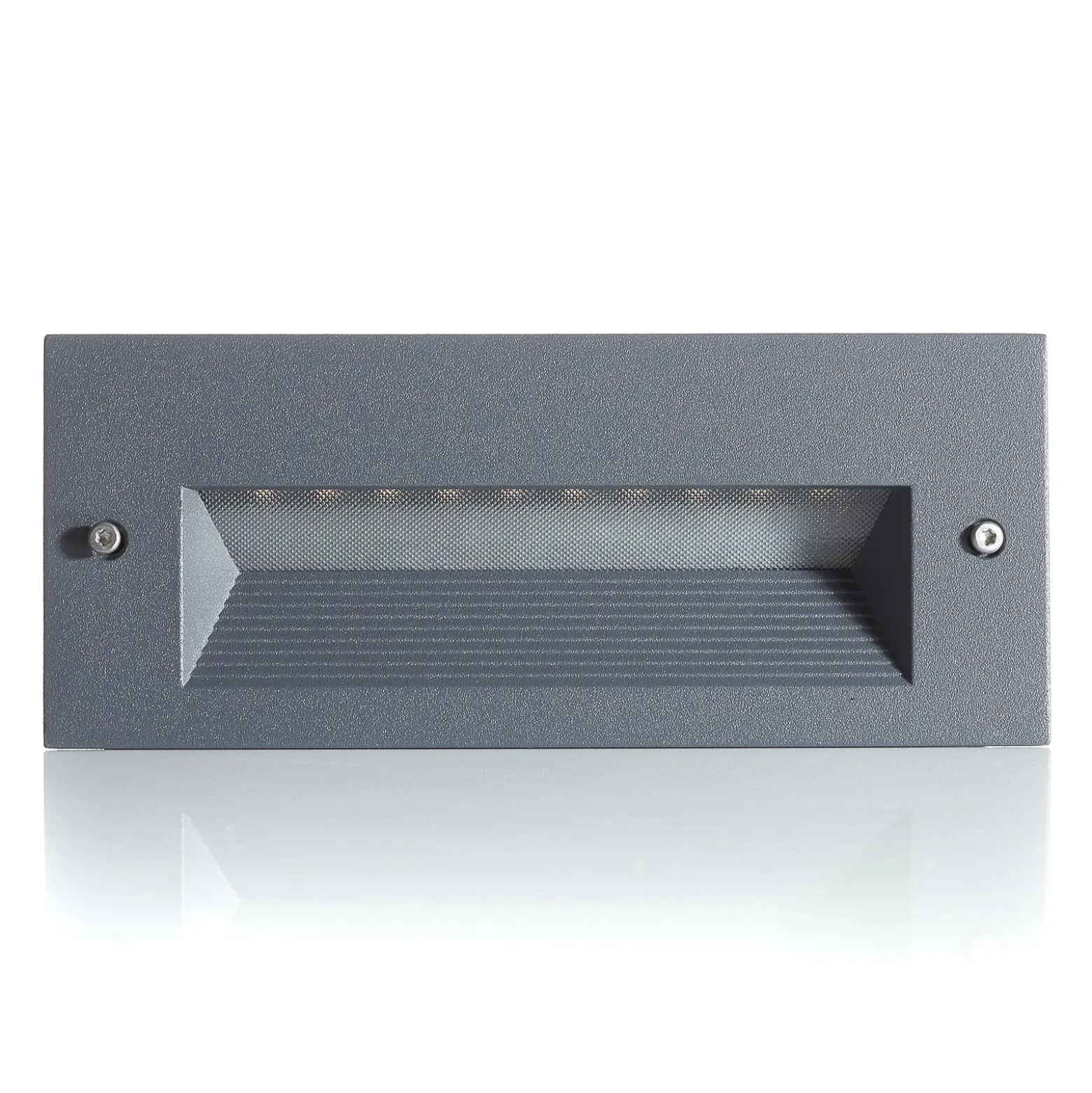 BEGA 33053 empotrado pared LED 3.000K grafito 17cm