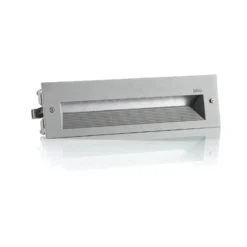 BEGA 33054 empotrado pared LED 3.000K plata 26 cm
