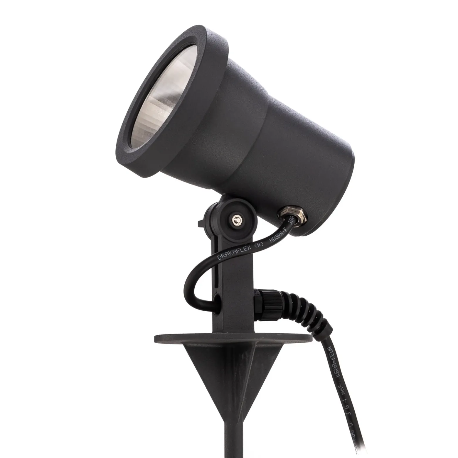 Bega foco exterior LED 85009, grafito, aluminio fundido, enchufe