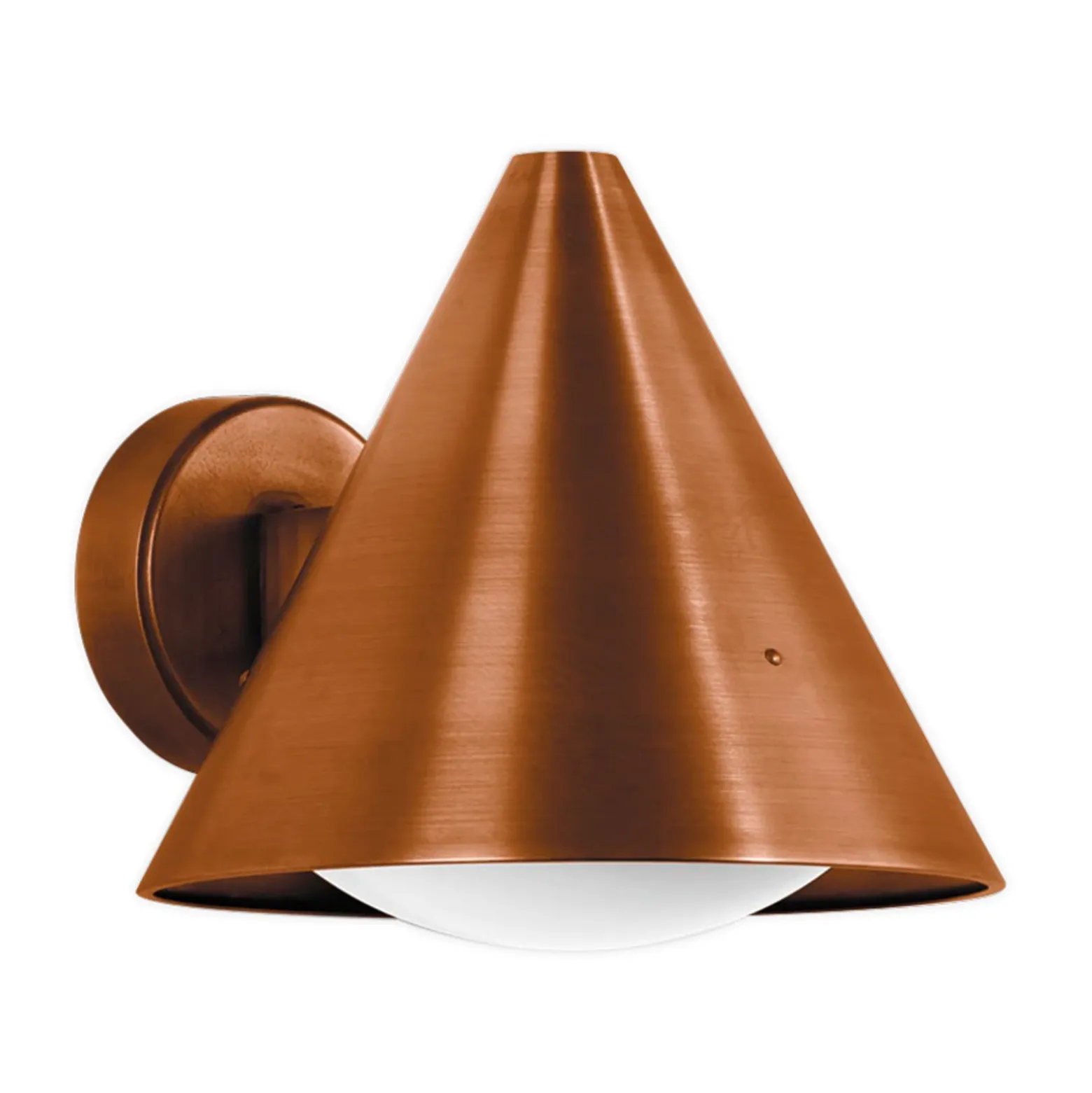 BEGA 31473K3 aplique LED cobre/vidrio opal