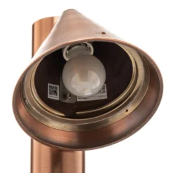 Bega 84072K3 Cobre bolardo luminoso asimétrico