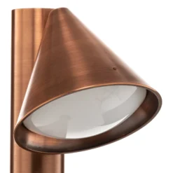 Bega 84072K3 Cobre bolardo luminoso asimétrico