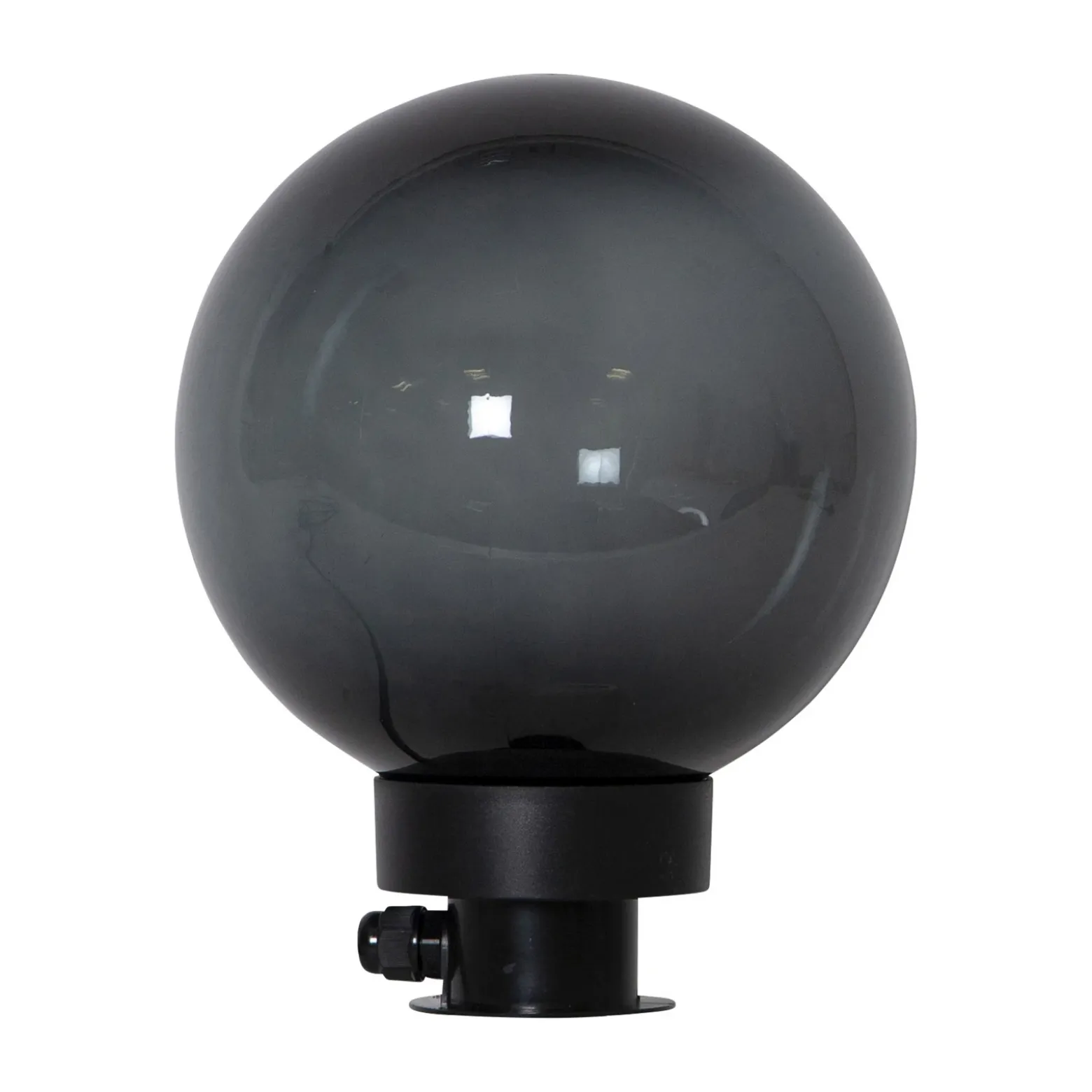 Bola decorativa de exterior Orby en negro, Ø 20 cm