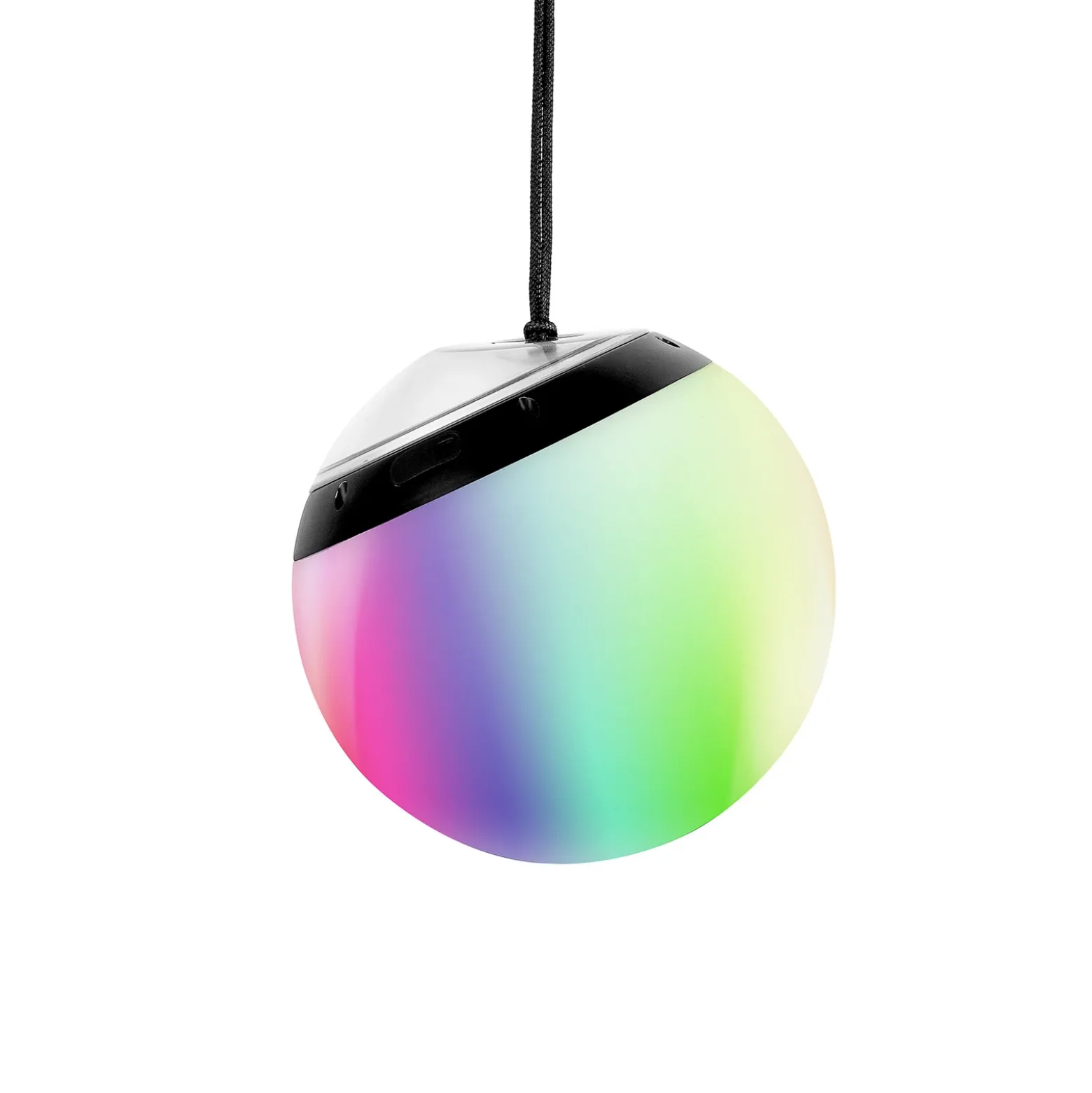Bola LED tint Pendula Solar IP44, blanco, CCT, RGB