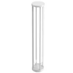 Bolardo FLOS In Vitro 3, 2.700 K, 90 cm, blanco