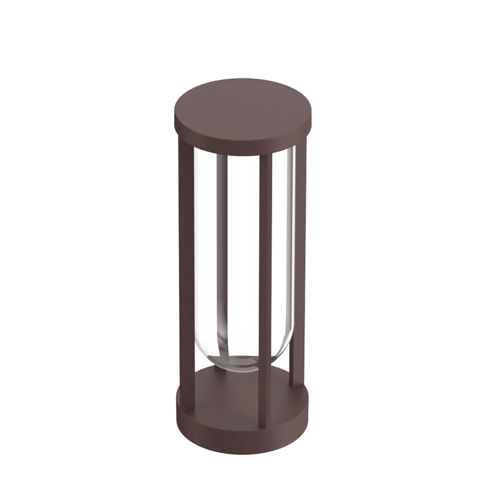 Bolardo FLOS In Vitro 1, 2.700 K 40 cm marrón oscuro