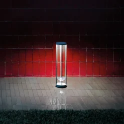 Bolardo FLOS In Vitro 1, 2.700 K 40 cm marrón oscuro