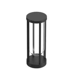 Bolardo FLOS In Vitro 1, 2.700 K, 40 cm, negro