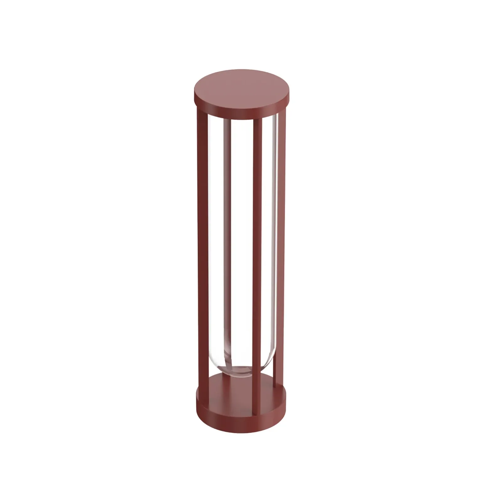 Bolardo FLOS In Vitro 2, 2.700 K, 60 cm terracota