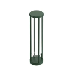 Bolardo FLOS In Vitro 2, 2.700 K, 60 cm verde oscuro