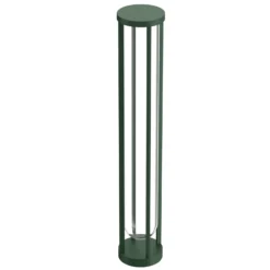Bolardo FLOS In Vitro 3, 2.700 K, 90 cm verde oscuro