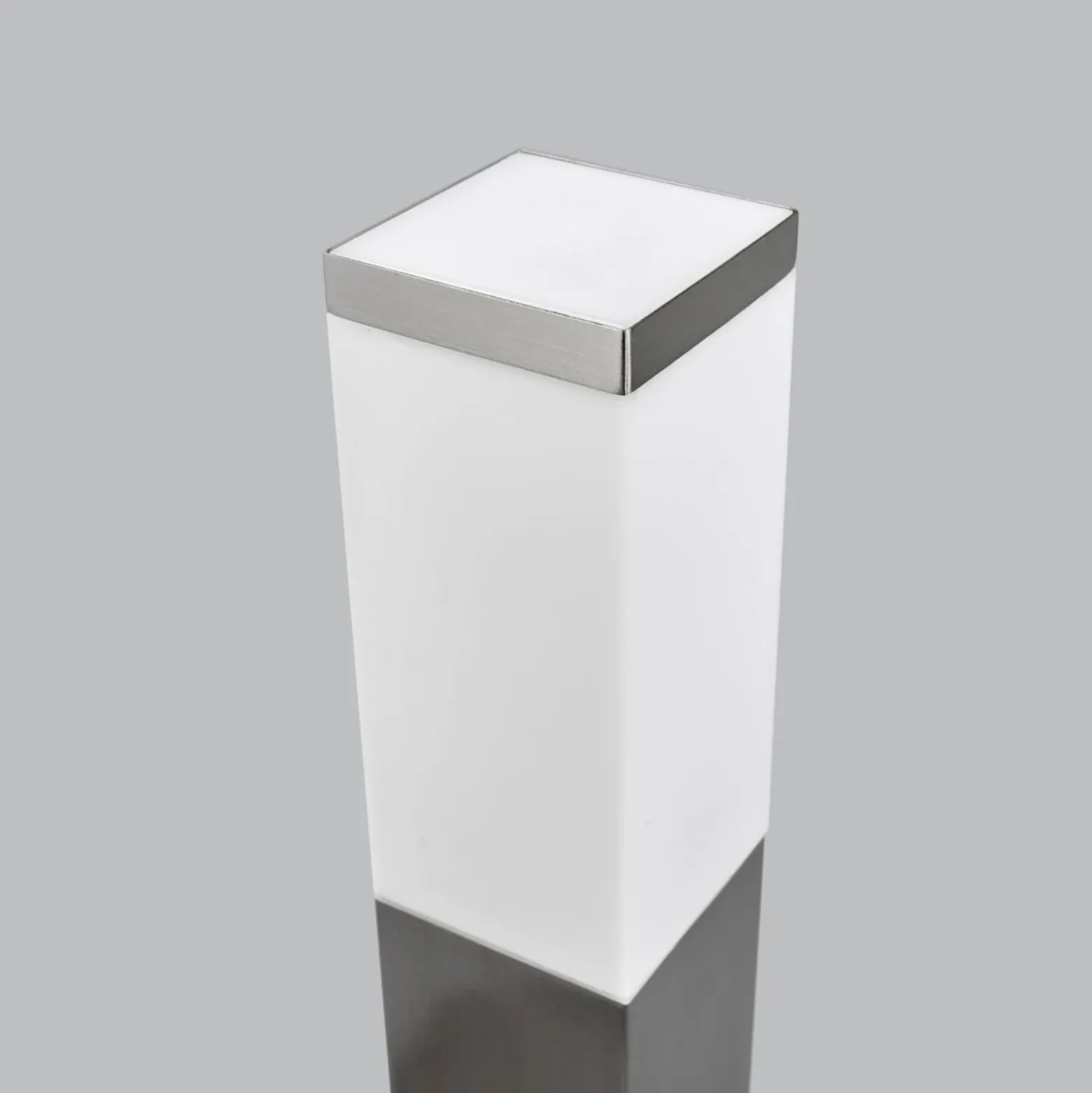 Bolardo luminoso 400166, acero inoxidable con 2 enchufes