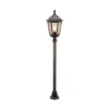 Bolardo luminoso 1123 aluminio fundido negro-cobre