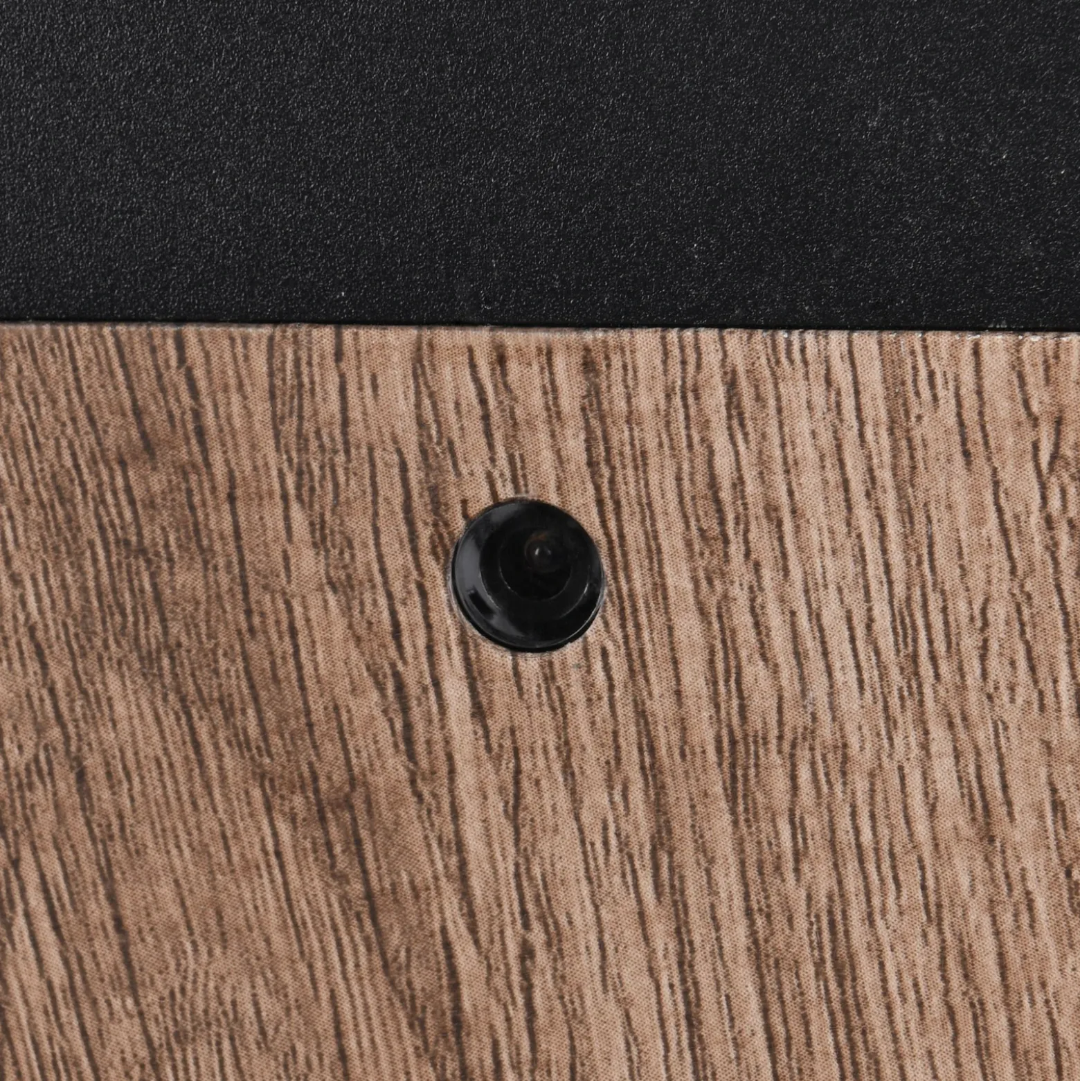 Bolardo luminoso ARDILA, aspecto de madera, altura 65 cm, metal/vidrio, IP44
