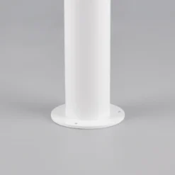 Bolardo luminoso «Beni», blanco mate, altura 100 cm, metal