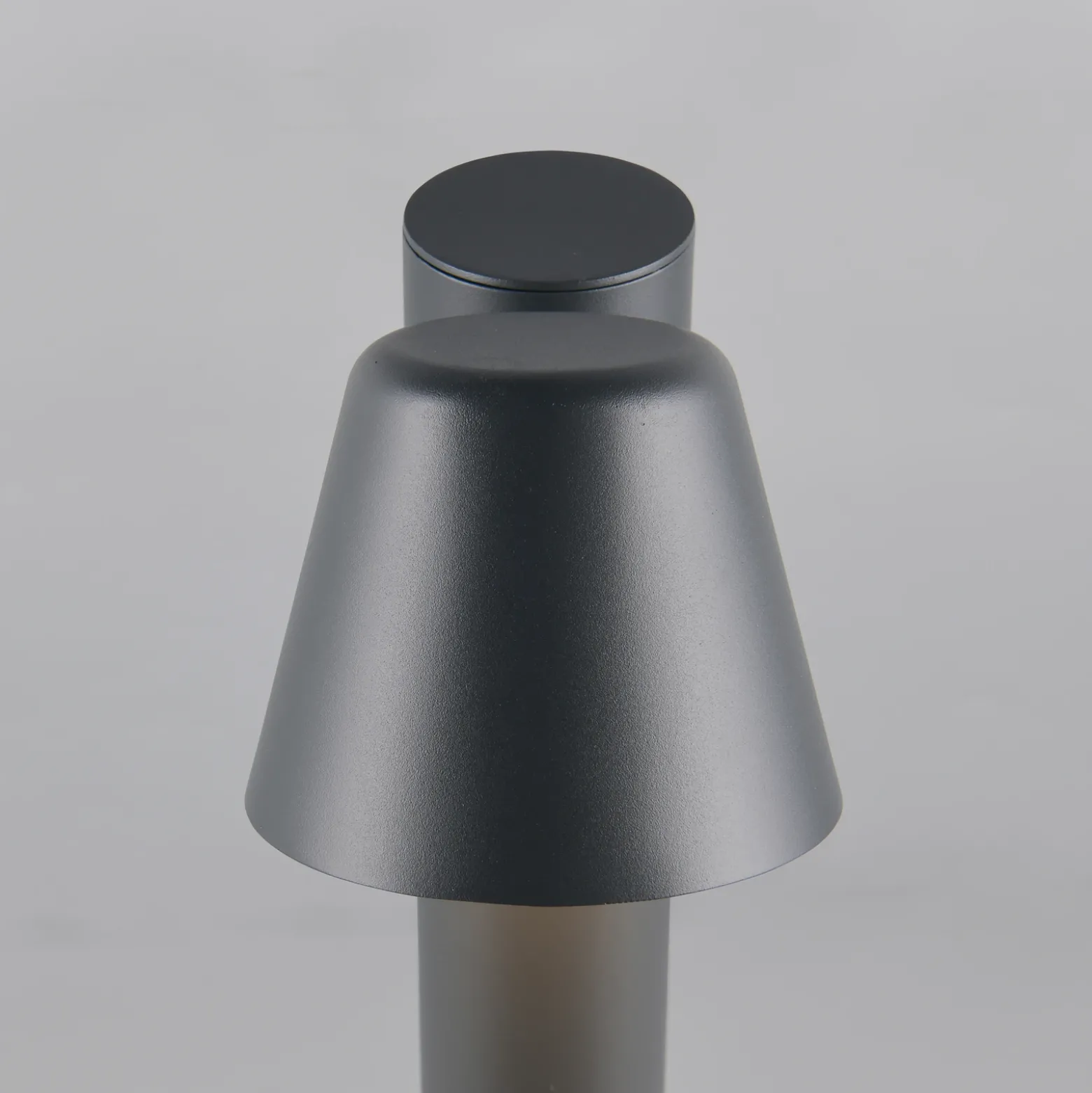 Bolardo luminoso Beni, negro mate, altura 100 cm, metal