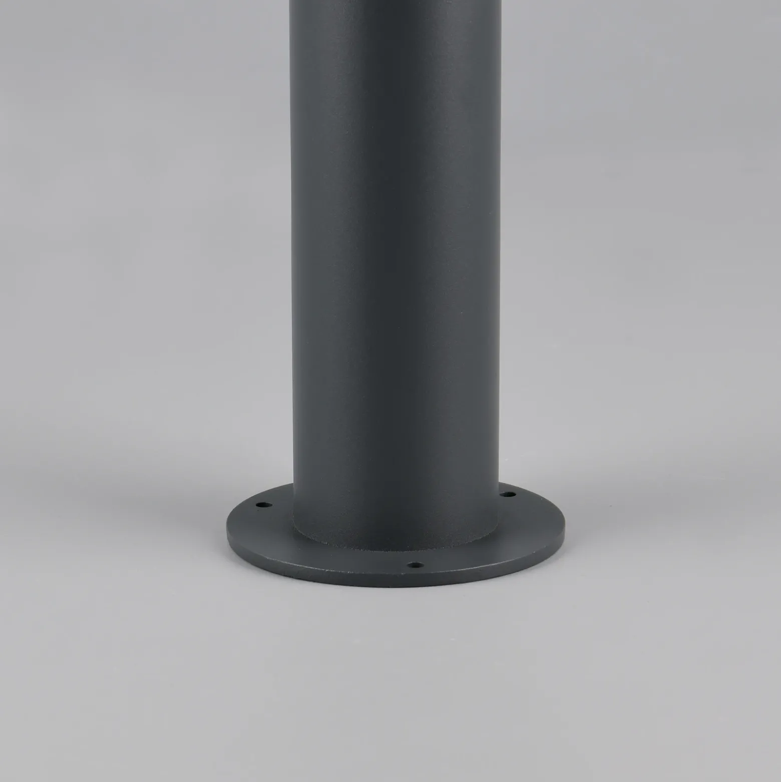 Bolardo luminoso Beni, negro mate, altura 100 cm, metal