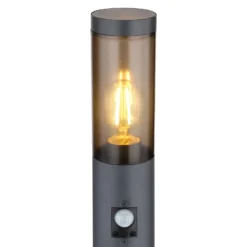 Bolardo luminoso Boston con detector de movimiento Altura 110 cm