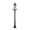 Bolardo luminoso Brighton, verde, altura 95 cm, metal, IP44