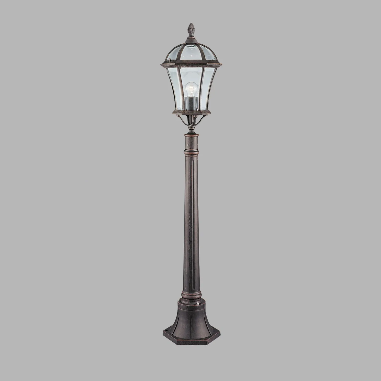 Bolardo luminoso Capri de aluminio, 1 luz