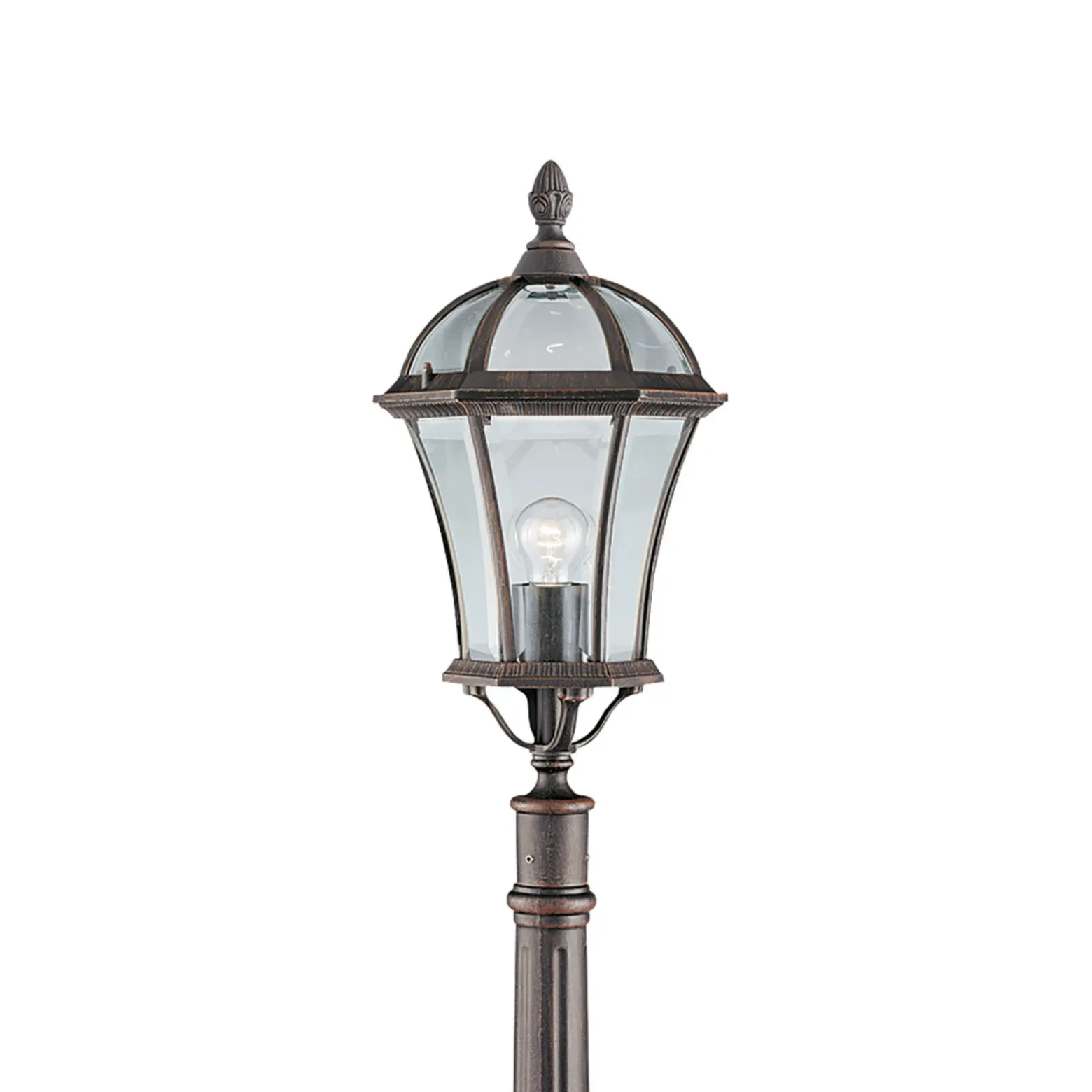 Bolardo luminoso Capri de aluminio, 1 luz