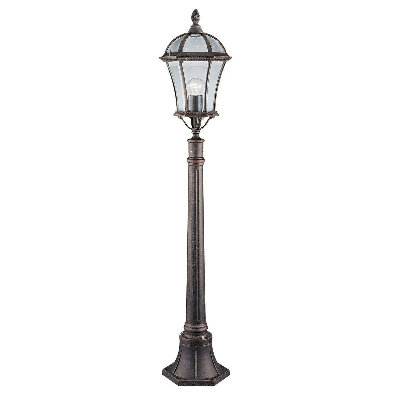 Bolardo luminoso Capri de aluminio, 1 luz