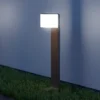 Bolardo luminoso con sensor STEINEL GL 80 SC, plateado