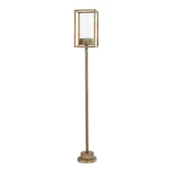 Bolardo luminoso Cubic³ 3371 latón antiguo/opalino