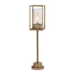 Bolardo luminoso Cubic³ 3370 latón/transparente