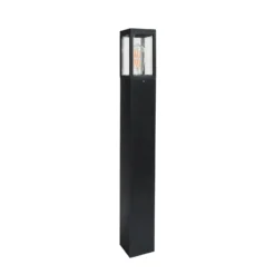 Bolardo luminoso «Dubai», negro, ABS, policarbonato, E27