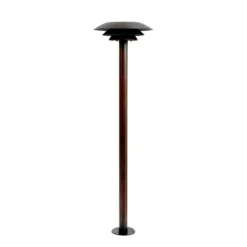 Bolardo luminoso Dyberg Larsen DL25, color cobre, IP44, acero inoxidable