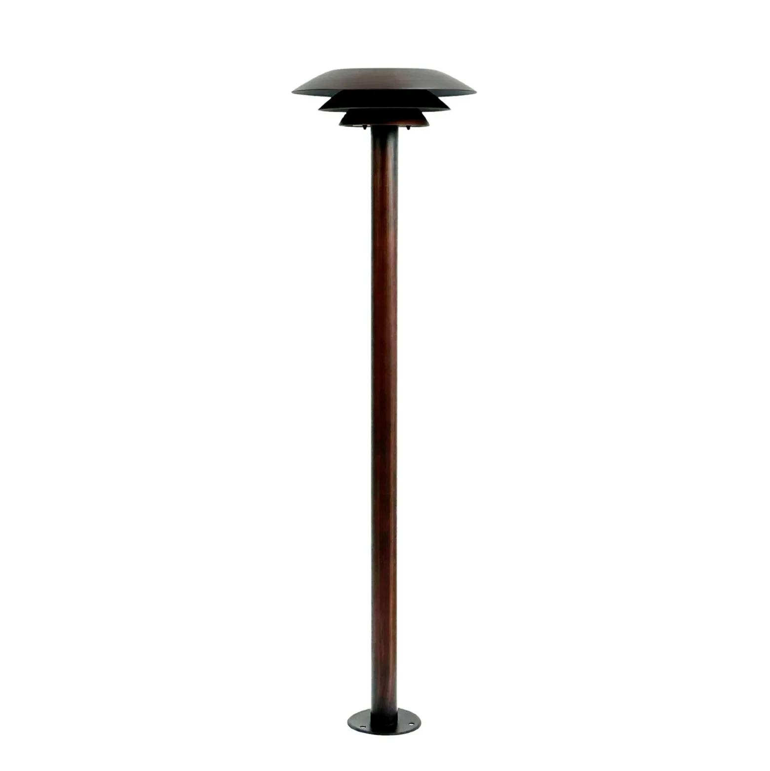 Bolardo luminoso Dyberg Larsen DL25, color cobre, IP44, acero inoxidable