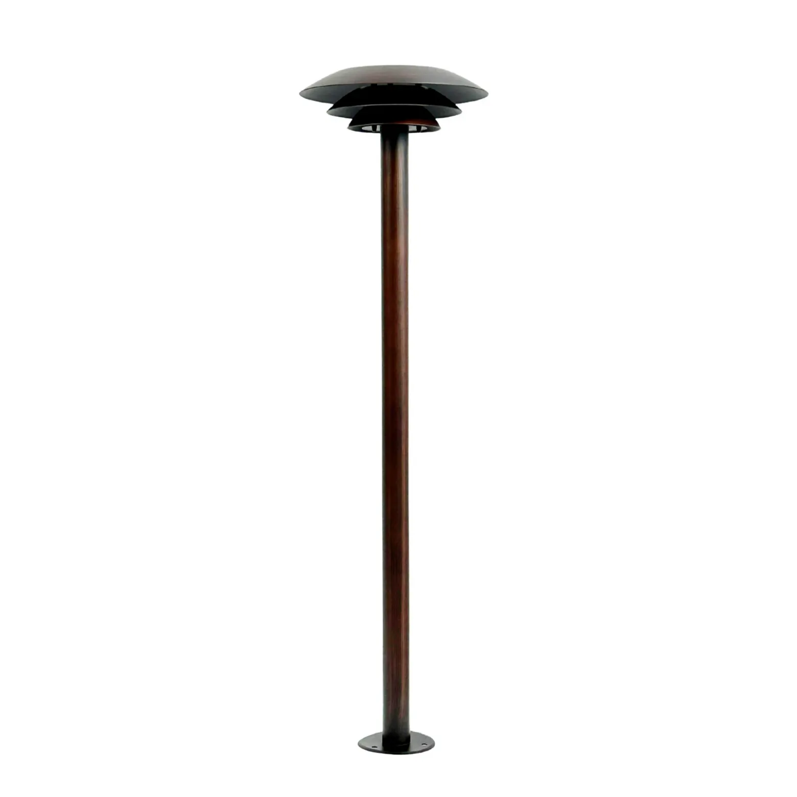 Bolardo luminoso Dyberg Larsen DL25, color cobre, IP44, acero inoxidable