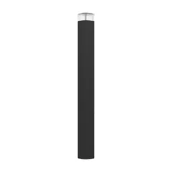 Bolardo luminoso EGLO CASTELNUOVO, negro, altura 80 cm, IP65, GU10
