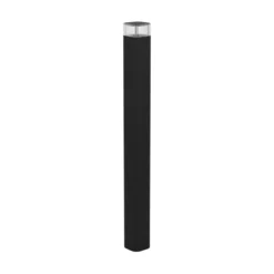 Bolardo luminoso EGLO CASTELNUOVO, negro, altura 80 cm, IP65, GU10